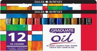 Daler Rowney Graduate 22mlx12 Tüp Karton Kutu Set 117522012