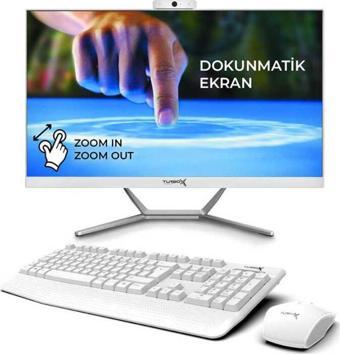 Turbox TAx1366 i5 10400 8GB DDR4 Ram 256GB NVMe 23.8 Full HD Dokunmatik BT Webcam WiFi All in One PC