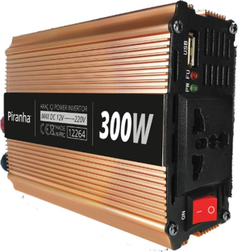 Piranha 12264 Voltaj Çevirici İnvertör 300W - 12 Volt 220