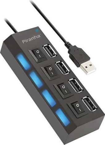 Piranha Usb Çoklayıcı, Usb 2.0 Smart Hub