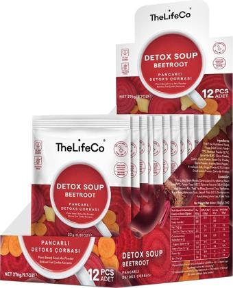 TheLifeCo Beetroot -  Kırmızı Pancar Çorbası 23 gr - 12’li Kutu