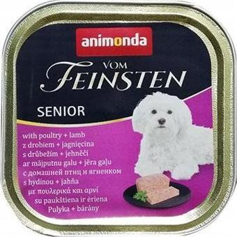 Animonda Vom Feinsten Senior Kümes Hayvanlı ve Kuzulu Yaşlı Köpek Konservesi 6 Adet 150 Gr