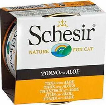 Schesir Ton Balıklı ve Aloe Veralı Jelly Yetişkin Kedi Konservesi 6 Adet 85 Gr