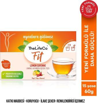 TheLifeCo Lemon Cayenne Powder 15li Kutu (5g x 15 ad)