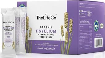 TheLifeCo Organik Psyllium - Karnıyarık Otu 4 g*60 Adet Şase