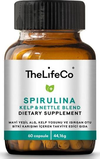 TheLifeCo Spirulina Kelp & Nettle 60 Kapsül