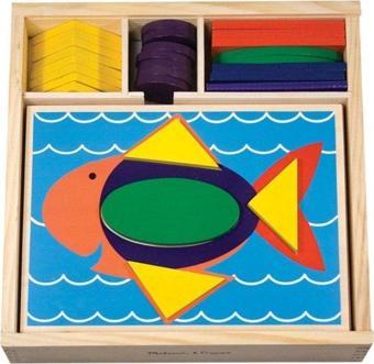 Melissa & Doug Ahşap Şekil Bulmaca