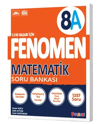 Fenomen Okul 8 Sınıf Matematik A Soru Bankası LGS - Fenomen Yayıncılık