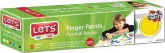 Lets 6 Renk Parmak Boyası 25 mg 