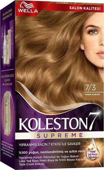 Wella Koleston Supreme Kit 7/3 Fındık Kabuğu Saç Boyası