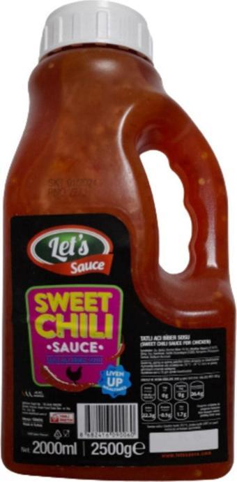 Let's Sauce Sweet Chili Tatlı Acı Sos 2500 Gr