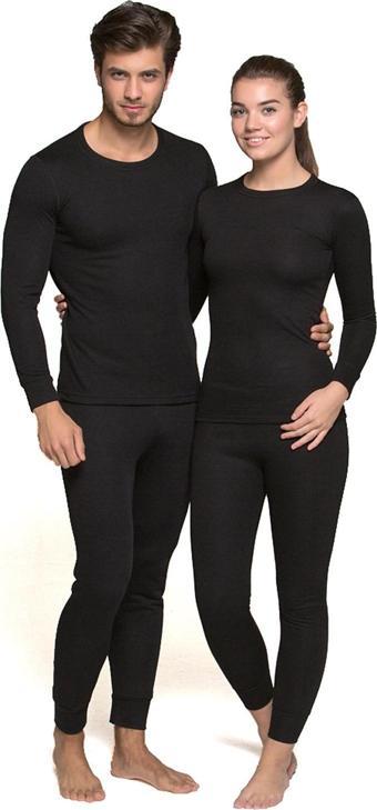 Thermoform Heavy Unisex Termal İçlik SİYAH