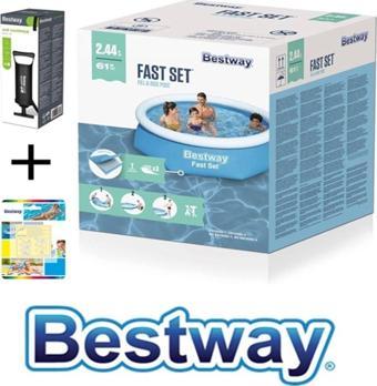 Bestway Büyük Şişme Havuz 2.44 m x 61 cm