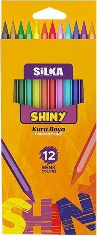 Silgy Silka Woodfree 12'li Tam Boy Kuru Boya Kalemi