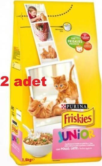 friskies Purina Tavuklu Ve Sütlü Yavru Kedi Kuru Maması 1,5 Kg (2 Adet)