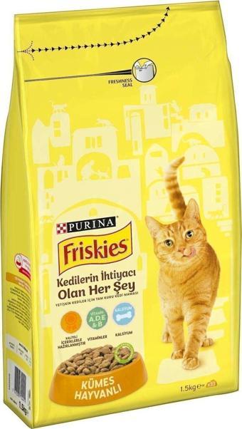 friskies Yetişkin Kümes Hayvanlı Kuru Mama 1500 gr