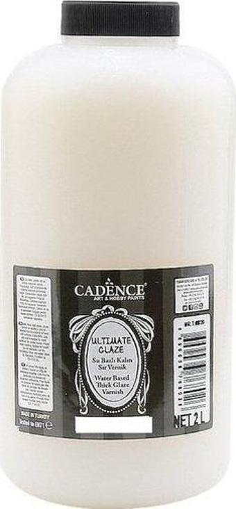 Cadence Ultimate Glaze Vernik Yarımat 2000Ml