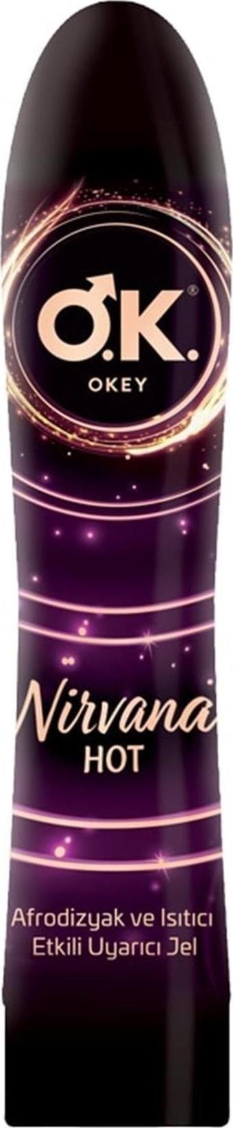 Okey Nirvana Hot Afrodizyak Ve Isıtıcı Etkili Uyarıcı Jel - 100 Ml