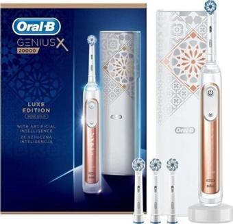Oral-B Genius 20000 Luxe Edition A Şarjlı Diş Fırçası rose Gold