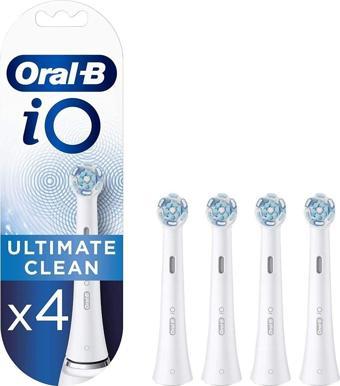 Oral-B Io Ultimate Clean Beyaz Diş Fırçası Yedek Başlığı 4 Adet