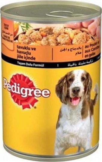 Pedigree Tavuklu Yetişkin Konserve Yaş Mama 400 gr - 24 Adet