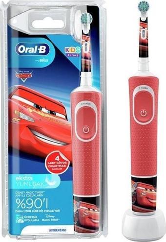 Oral-B Oral B Vıtalıty D100 Cars Çocuk Şarjlı Diş Fırçası