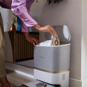 Philips Anti alerjik Özellikli 5000 Pa 66Db Islak Kuru İstasyonlu Robot Süpürge