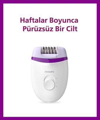 Philips BRE225/05 Kablolu Epilatör,Bacak İçin Kullanım,2 Hız Ayarı,Yıkanabilir Başlık