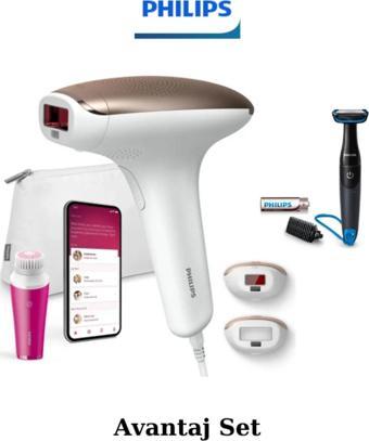 Philips Lumea Advanced BRI924 IPL Lazer Epilasyon Aleti ve Lazer Öncesi Vücut Tıraş Makinesi Avantaj Set