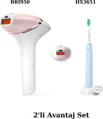 Philips Lumea Prestige Brı950/00 Ipl Lazer Epilasyon + Hx3651/12 2100 Şarjlı Diş Fırçası