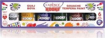 Cadence Kooky Guaj Boya ( Tempera ) 6'Lı  Set 30Ml