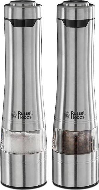 RUSSELL HOBBS Tuz & Karabiber Baharat Öğütücü Set , PASLANMAZ ÇELİK