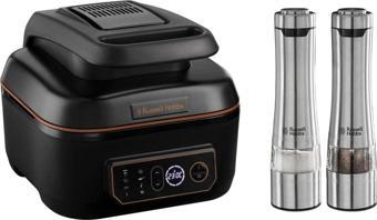 RUSSELL HOBBS Xl Airfryer 5.5 Litre Sıcak Hava Yağsız Pişirici+öğütücü Tuzluk Set