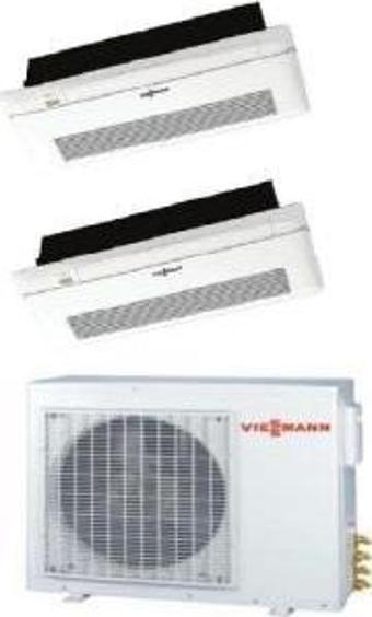 Viessmann Vitoclima Multi Tek Yön Kaset 1+2 Sistem (O4F3062M2) 9+18 Btu İç 6,8 kw Dış Ünite