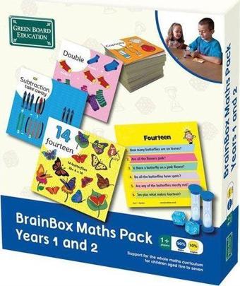 GreenBoard BrainBox Matematik Paketi 1-2 (Maths Pack Years 1 and 2) - İngilizce