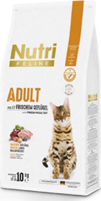 Nutri Feline 10Kg Yetişkin Tavuk Etli Adult Kedi Maması