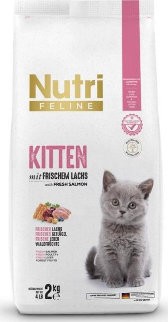 Nutri Feline 2Kg Yavru Somon Etli Kitten Kedi Maması