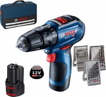 BOSCH GSB 12V-30 AKÜLÜ VİDALAMA + 39 PARÇA SET