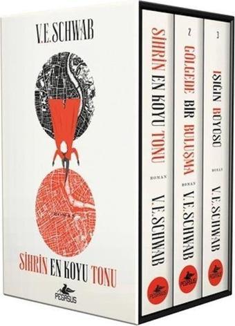 Sihrin Tonları Üçlemesi Kutulu Özel Seti - 3 Kitap Takım - V. E. Schwab - Pegasus Yayınevi