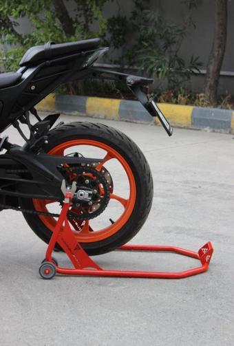 Torque-MX Motosiklet Arka Kaldırma Standı RS1 Kırmızı