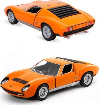 Kinsmart 1971 Lmaborghini Miura Diecast Çek Bırak Metal Araba