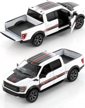 Kinsmart 2022 Ford F-150 Raptor Pickup Truck Livery Edition Diecast Araba