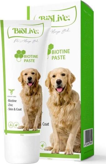 Biolive Biotine Köpekler İçin Tüy Döküm Önleyici Pasta 100gr