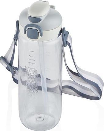 Diller Pipetli Su Matarası Beyaz 780 ml