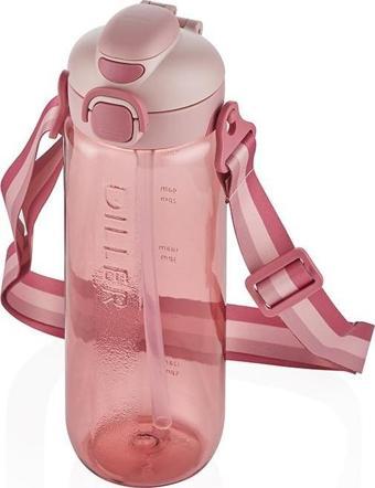 Diller Pipetli Su Matarası Pembe 780 ml