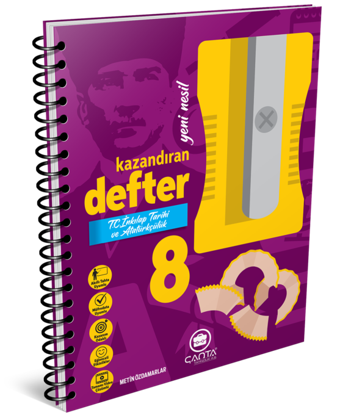 Çanta Yayıncılık 8 Sınıf İnkılap Tarihi Kazandıran Defter LGS - Çanta Yayıncılık