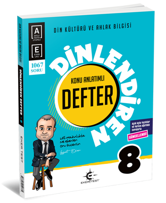 Eker Test 8 Sınıf Din Kültürü Dinlendiren Defter LGS - Eker Test Yayınları