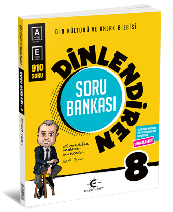 Eker Test 8 Sınıf Din Kültürü Dinlendiren Soru Bankası LGS - Eker Test Yayınları