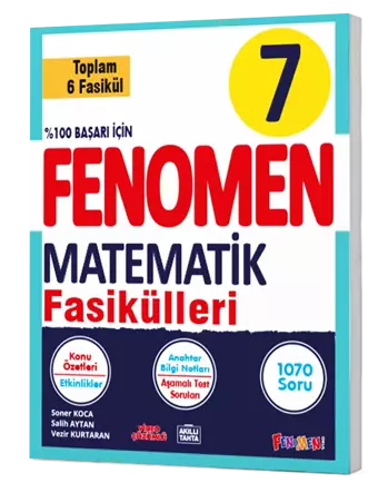 Fenomen Yayınları 7 Sınıf Matematik Konu Fasikülleri 6 Konu - Fenomen Yayıncılık