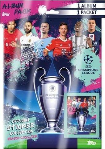 Topps UEFA Şampiyonlar Ligi 22/23 Sticker Başlangıç Paketi